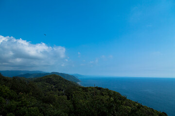 室戸から徳島を見る