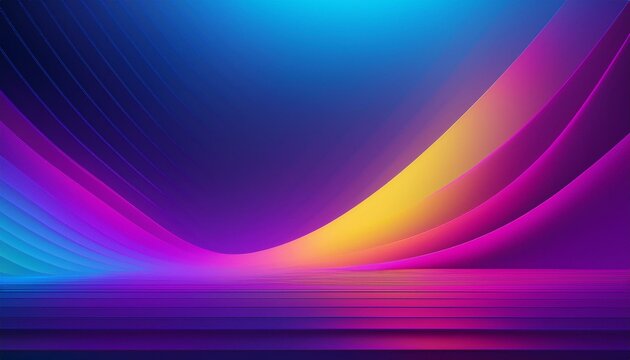 abstract colorful shape, minimalist background design, 3d rendering and pattern with copy space