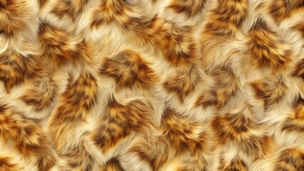 Soft and luxurious animal fur texture in brown and gold tones representing warmth and elegance