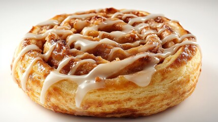 Fototapeta premium Close-up of a Delicious Cinnamon Roll