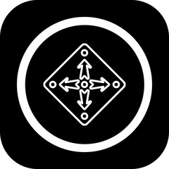 Expand Arrow Vector Icon Design