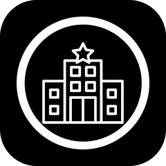 Fototapeta premium Hotel Vector Icon Design