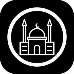 Mosque Vector Icon Design