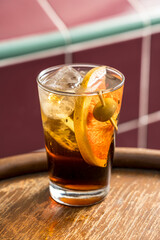 Ready-to-eat orange and olive appetizer