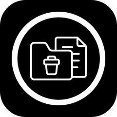 Folder Archive Vector Icon Design