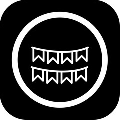 Garlands Vector Icon Design