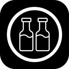Bottles Vector Icon Design
