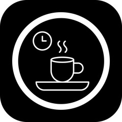 Coffee Break Vector Icon Design