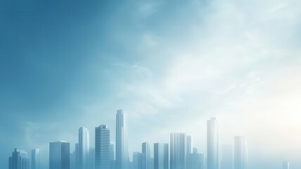 Fototapeta premium A futuristic cityscape featuring innovative highrise buildings, modern architecture, urban planning