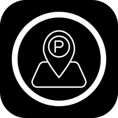 Parking Vector Icon Design