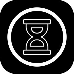 Hourglass Vector Icon Design