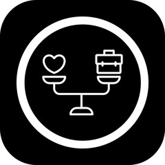 Balance Vector Icon Design