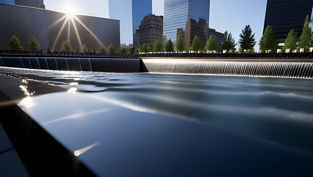 waterfall national september memorial museum capturing somber moment reflection