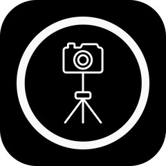 Obraz premium Tripod Vector Icon Design