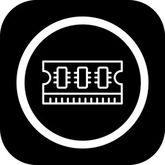 Ram Memory Vector Icon Design