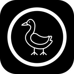 Goose Vector Icon Design
