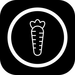 Carrots Vector Icon Design
