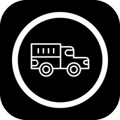 Truck Vector Icon Design