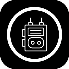 Radio Vector Icon Design