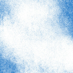 Artistic frame overlay with blue grain texture