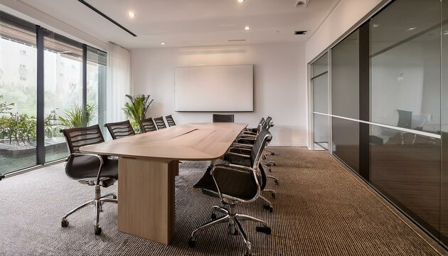 Salle de réunion d'entreprise vide