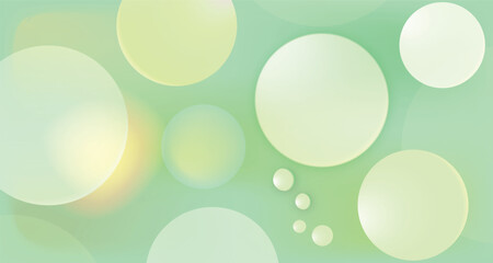 group of circles with light spots background