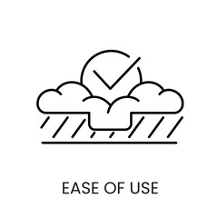 Easy to use, fill gaps and cracks line icon vector with editable stroke