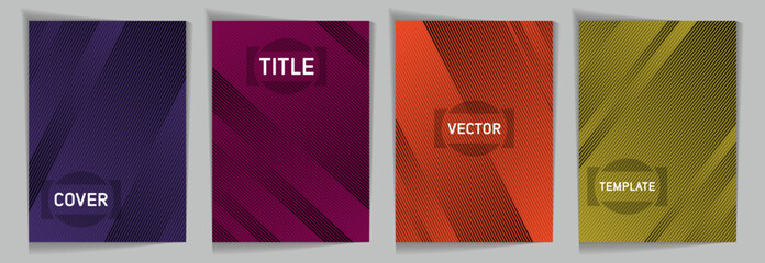Fototapeta premium cover templates collection