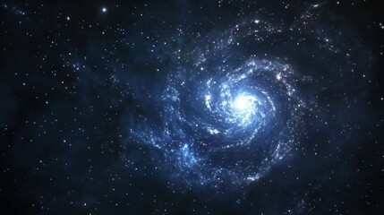 Obraz premium Spiral Galaxy in Deep Space