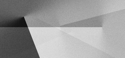 Black white grainy background, monochrome gray noisy texture dark grunge banner, header poster cover backdrop design