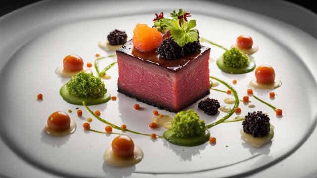 molecular food, molecular food on a plate,