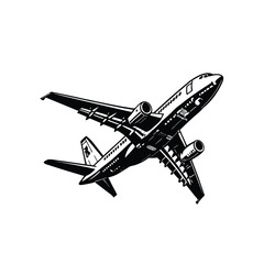 Trendy Logo of Airplane Icon Silhouette Vector Design