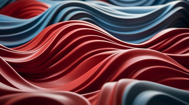 Wavy american flag background design for memorial day celebrations and commemorations