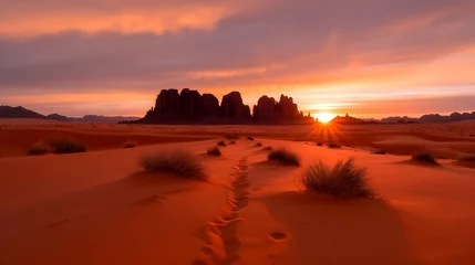 Gordijnen Tassili Hoggar Ahaggar National Park Algeri © Wagner