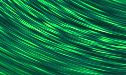 Curly green neon lights as a background.