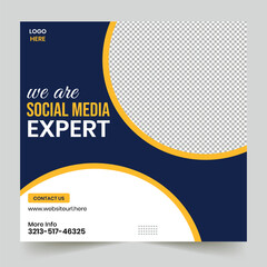 Digital marketing agency social media post design