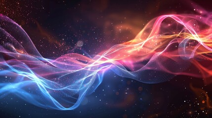 Abstract light background illustration generated by ai
