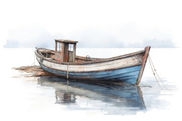 Boat watercraft sailboat vehicle. AI generated Image by rawpixel.
