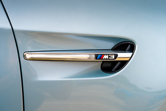 BMW M3 Coupe E92 Wing Decal Close Up
