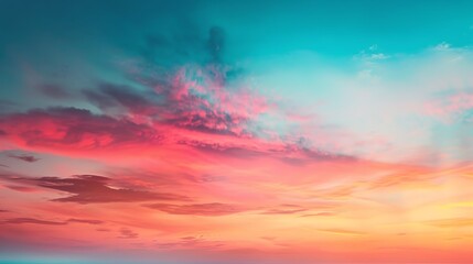 Naklejka premium Sunset Glow Colour Background, Background, Gradient, Twilight