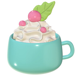 Cute 3D Pastel Kawaii Christmas Stickers 