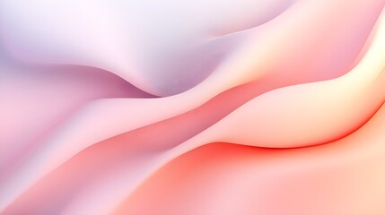 Abstract smooth forms, muted pastels, rounded shapes, clean design, contemporary art style