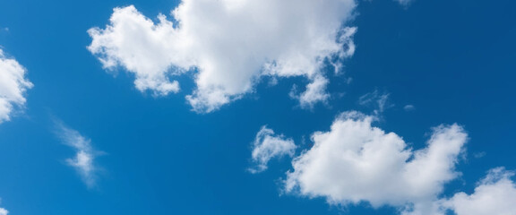 Blue sky clouds background. Beautiful blue sky and clouds natural background. vector illustration. Natural and cloudy fresh blue sky background. Natural sky beautiful blue and white texture backgroun	