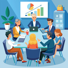 Business Conference, Office work, meeting  in the Office