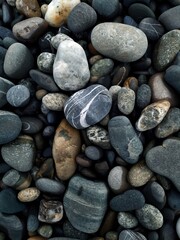 stones on the beach