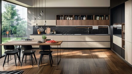 modern kitchen interior design