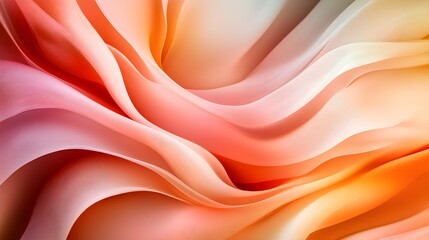 Obraz premium Flowing abstract shapes, soft earth tones, calm and peaceful mood, organic design, smooth texture