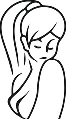 Beauty women line art luxury creative flower beauty skin care minimalist logo design