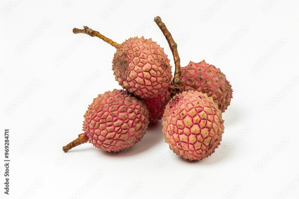 Poster a selection of fruits displayed on a clean and neutral surface