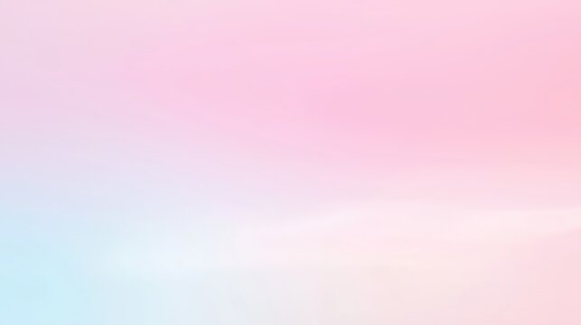 A smooth pastel gradient background blending soft pinks and light blues, creating a serene and calming effect